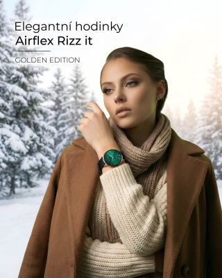 „Zima venku, teplo na zápěstí. “ Airflex Rizz it – Golden Edition. Když chcete, aby vám to ladilo i pod kabátem. #ɴᴇᴡᴘᴏsᴛ...